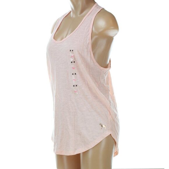 Pink Victoria's Secret Twist Back Tank Top NWT - Picture 2 of 9